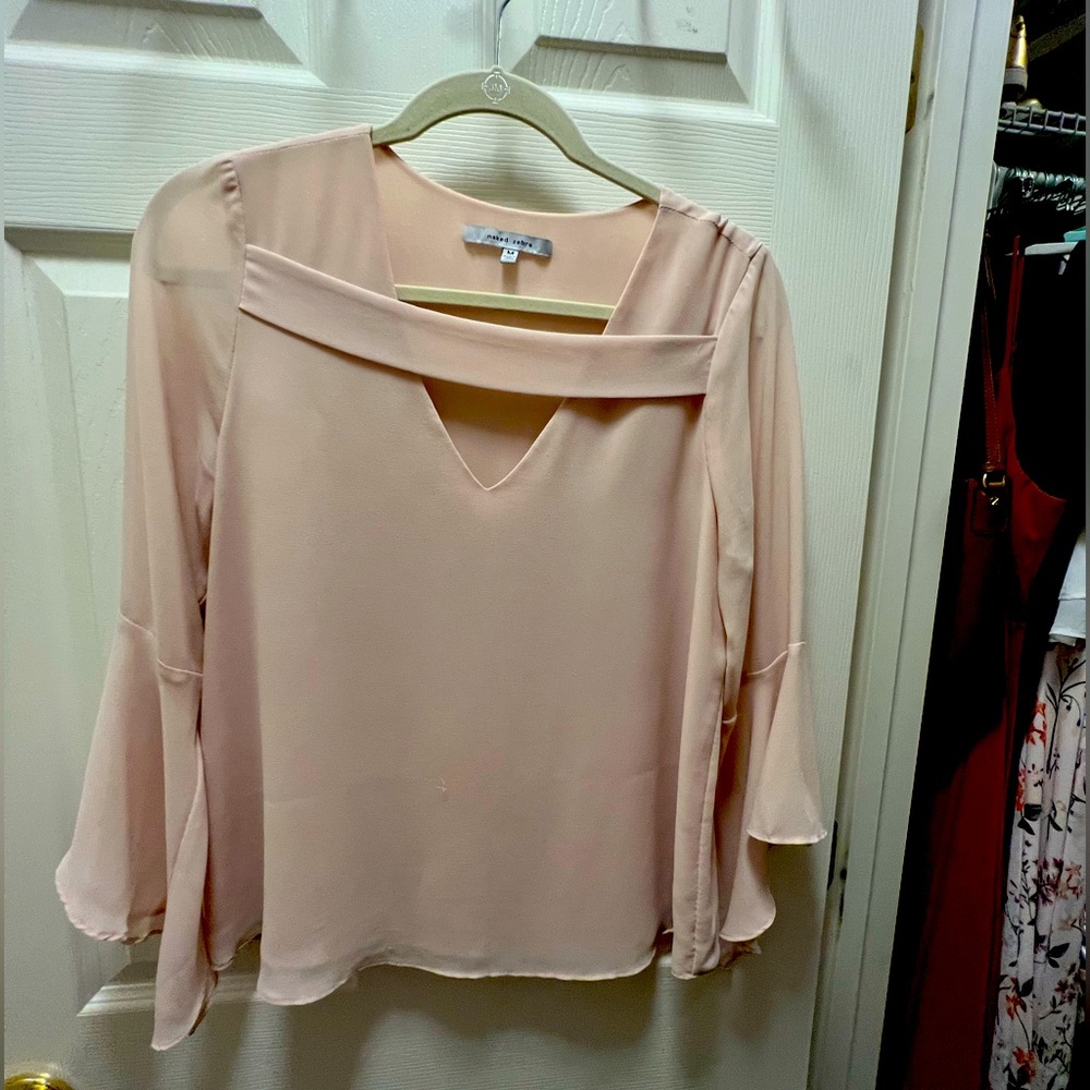Naked Zebra Light Pink Blouse